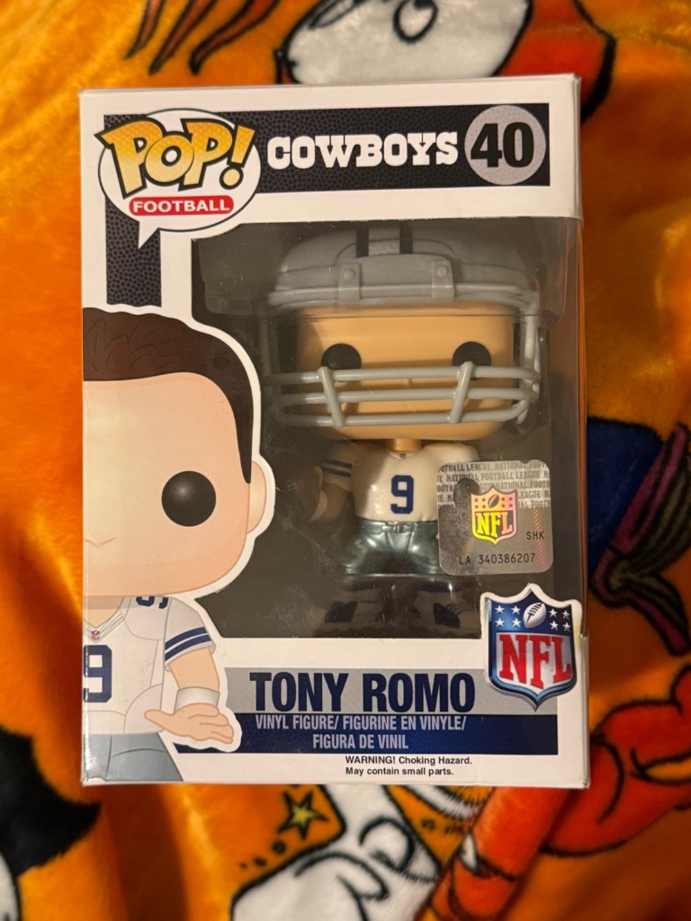 Funko Pop! Football Tony Romo Vinyl Figure - White, Silver & Blue